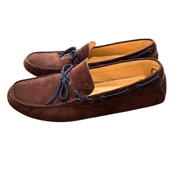 Viasinsa (Italy) Suede Leather Driving Loafers. Size 45/US 11.5 main image 8